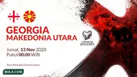 Kualifikasi Piala Eropa 2020 - Georgia Vs Makedonia Utara (Bola.com/Adreanus Titus)