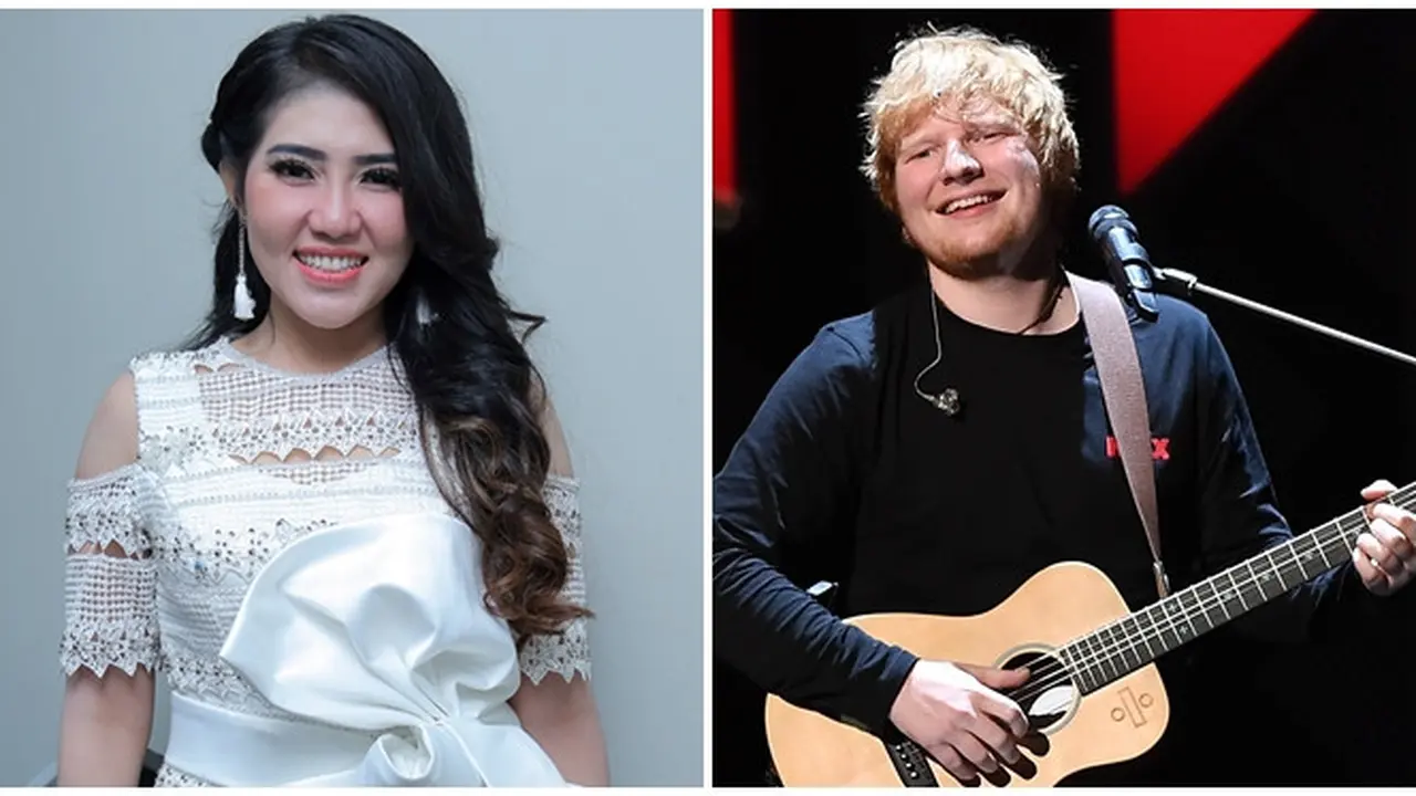 [Bintang] Via Vallen dan Ed Sheeran