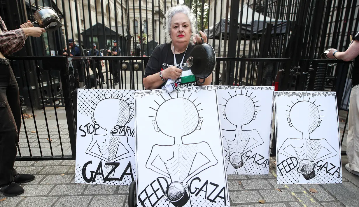 Sebelumnya, lebih dari 100 lembaga kemanusiaan internasional menyatakan keprihatinan serius terhadap kondisi kelaparan massal yang melanda wilayah Gaza. (Rhianna Chadwick/AFP)