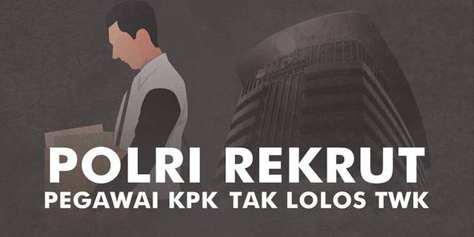 VIDEOGRAFIS: Polri Rekrut Pegawai KPK Tak Lolos TWK