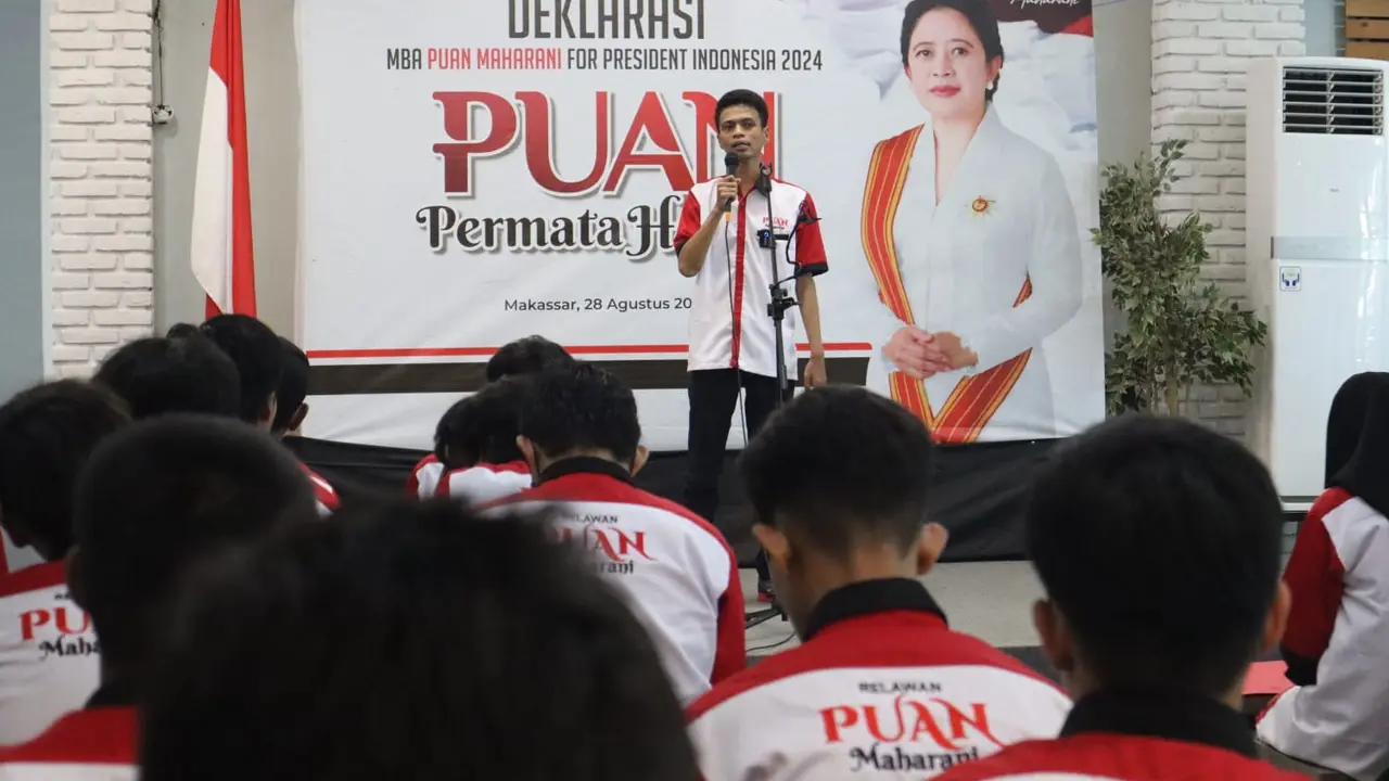 Relawan Puan Maharani Gelar Deklarasi di Makassar