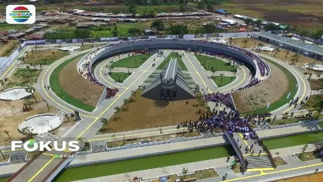 Presiden Jokowi Resmikan Monumen Mirip The Avengers
