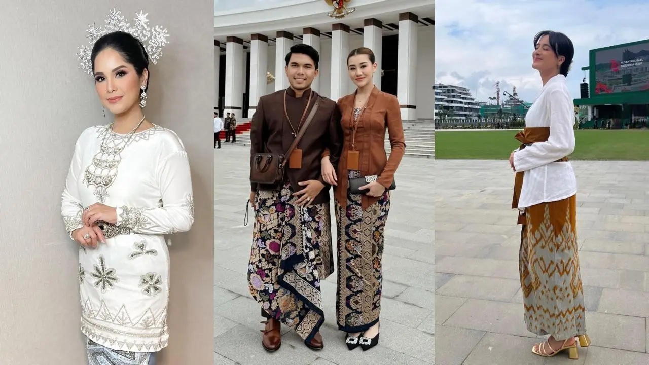 6 Potret Gaya Seleb Ikut Upacara HUT ke-79 RI di Istana Negara IKN, Annisa Pohan, Aaliyah Massaid, hingga Mawar Eva de Jongh
