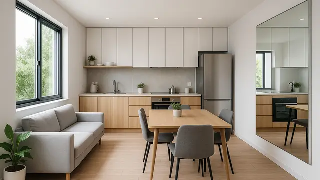 Model Rumah 6x9 dengan Dapur Terbuka Idaman Ibu-ibu Muda (Image by ChatGPT)