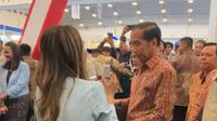 Di Booth TEI 2024, Presiden Jokowi Pamerkan Pabrik Maklon dan Brand Kecantikan Lokal.&nbsp; foto: istimewa