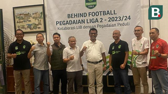 FOTO Kegiatan Behind Football Liga 2 oleh LIB dan Pegadaian