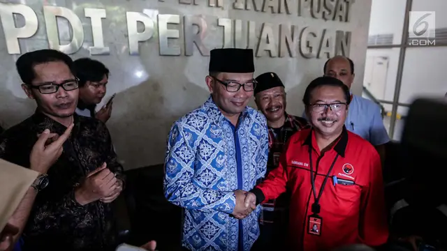 Sambangi DPP PDIP Ridwan Kamil Sambung Silaturahmi
