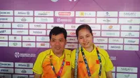 Pecatur asal Vietnam di Asian Para Games 2018, Nguyen Manh Hung dan Dao Thi Le Xuan. (Asian Para Games 2018)