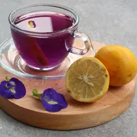 Ilustrasi teh bunga telang/copyright shutterstock