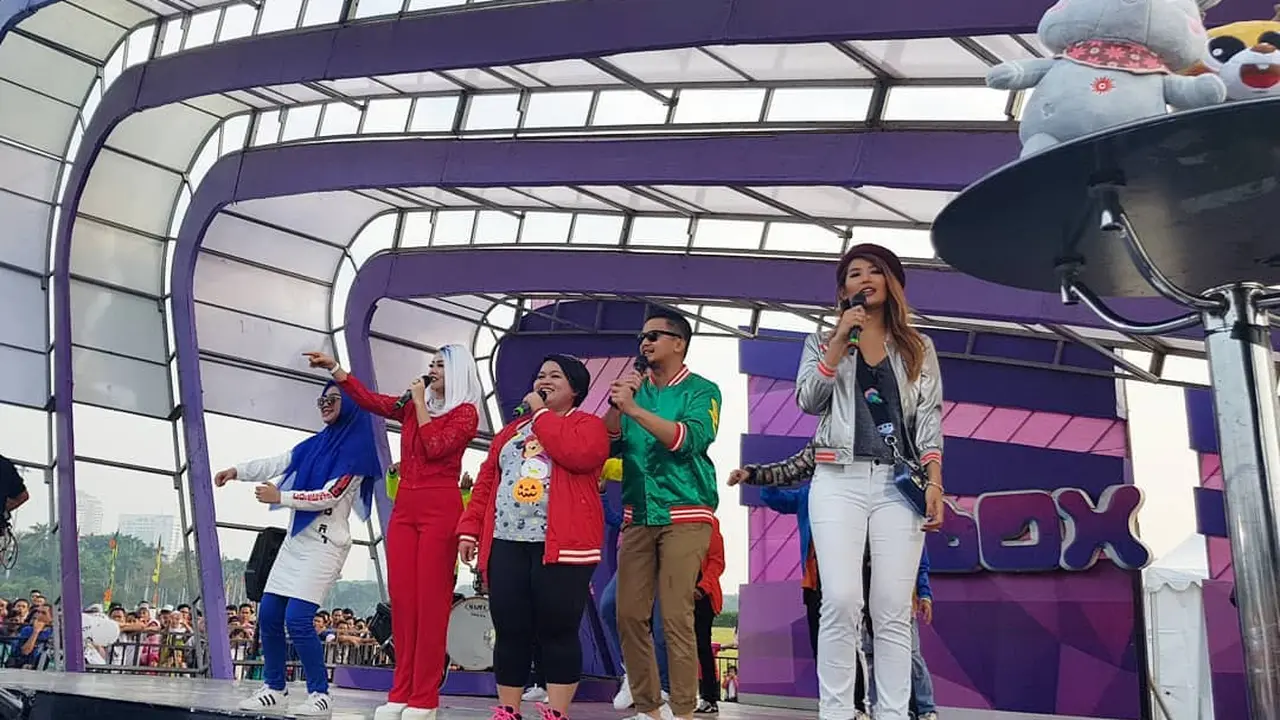 Inbox SCTV ikut memeriahkan acara Parade Asian Games di kawasan Monas