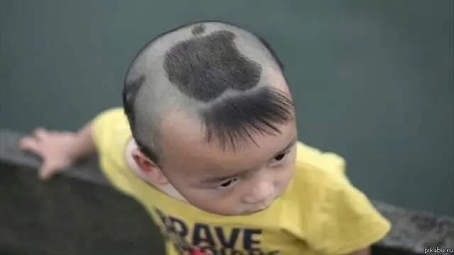 Potret Potongan Rambut Anak Kecil Ini Nyeleneh Abis