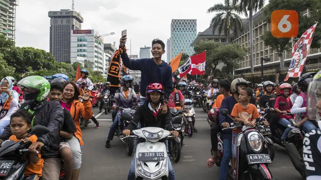 Konvoi Juara Persija Jakarta