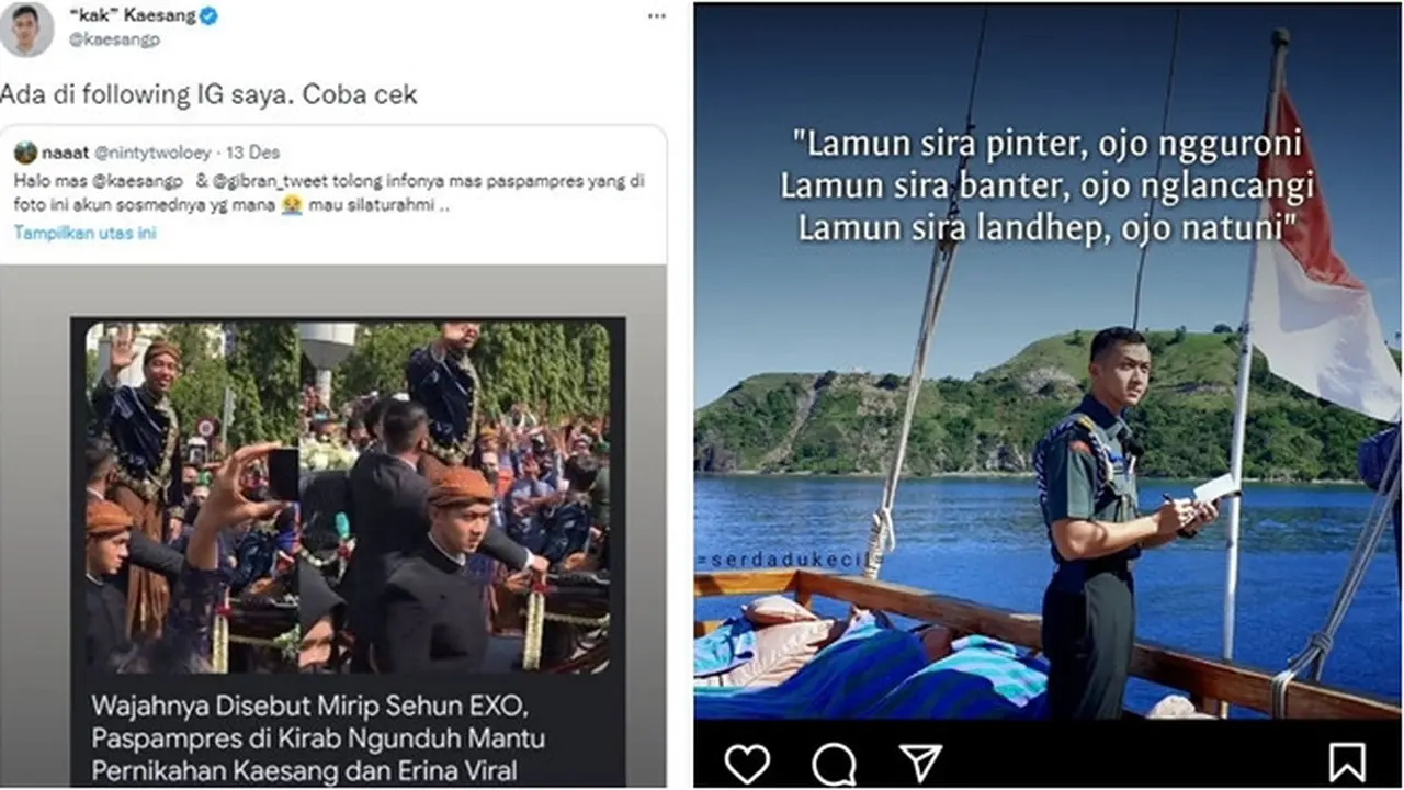 6 Potret Matsony Misturi, Paspampres Viral Mirip Sehun EXO di Pernikahan Kaesang