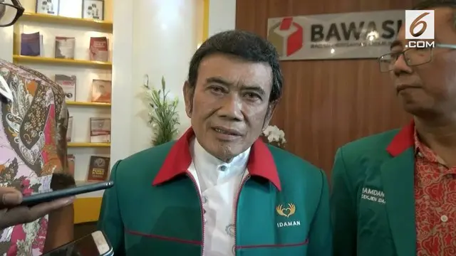 VIDEO: Gugat KPU, Rhoma Irama Datangi Bawaslu