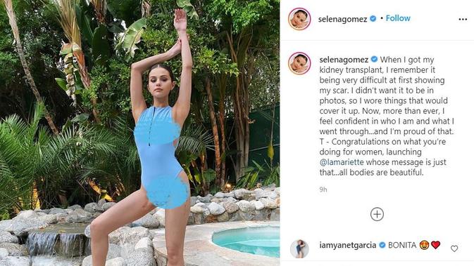 Unggahan Selena Gomez (Instagram/ selenagomez - https://www.instagram.com/p/CFhtu__j9zy/)
