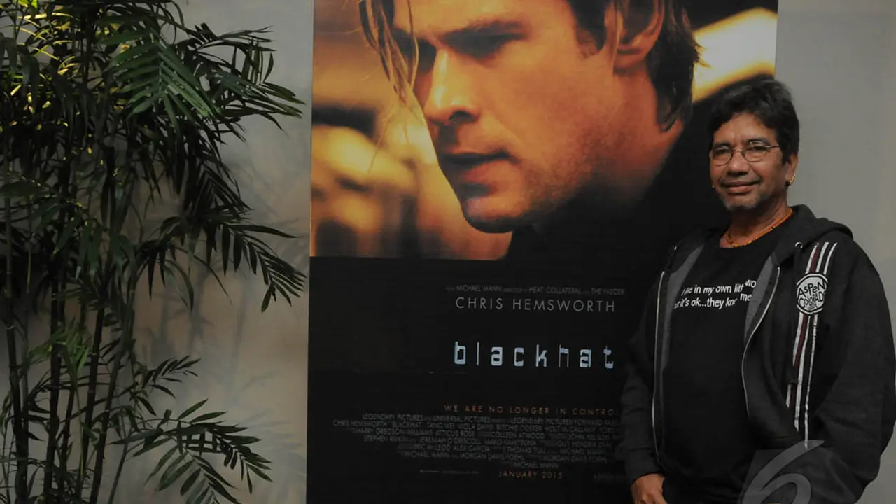 Joe Taslim dan Pecinta Film di Premier Film Blackhat