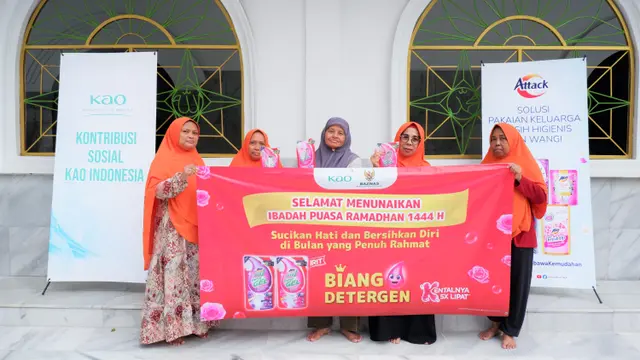 BAZNAS dan Kao Indonesia Kolaborasi dalam Mendukung Kebersihan dan Kesehatan Masyarakat di Bulan Ramadan