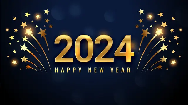 Ilustrasi Tahun Baru 2024