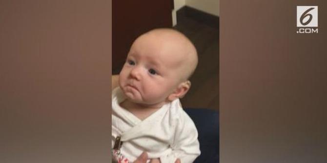 VIDEO: Respons Mengharukan Bayi Tunarungu Dengar Sang Ibu Bilang 'I Love You'