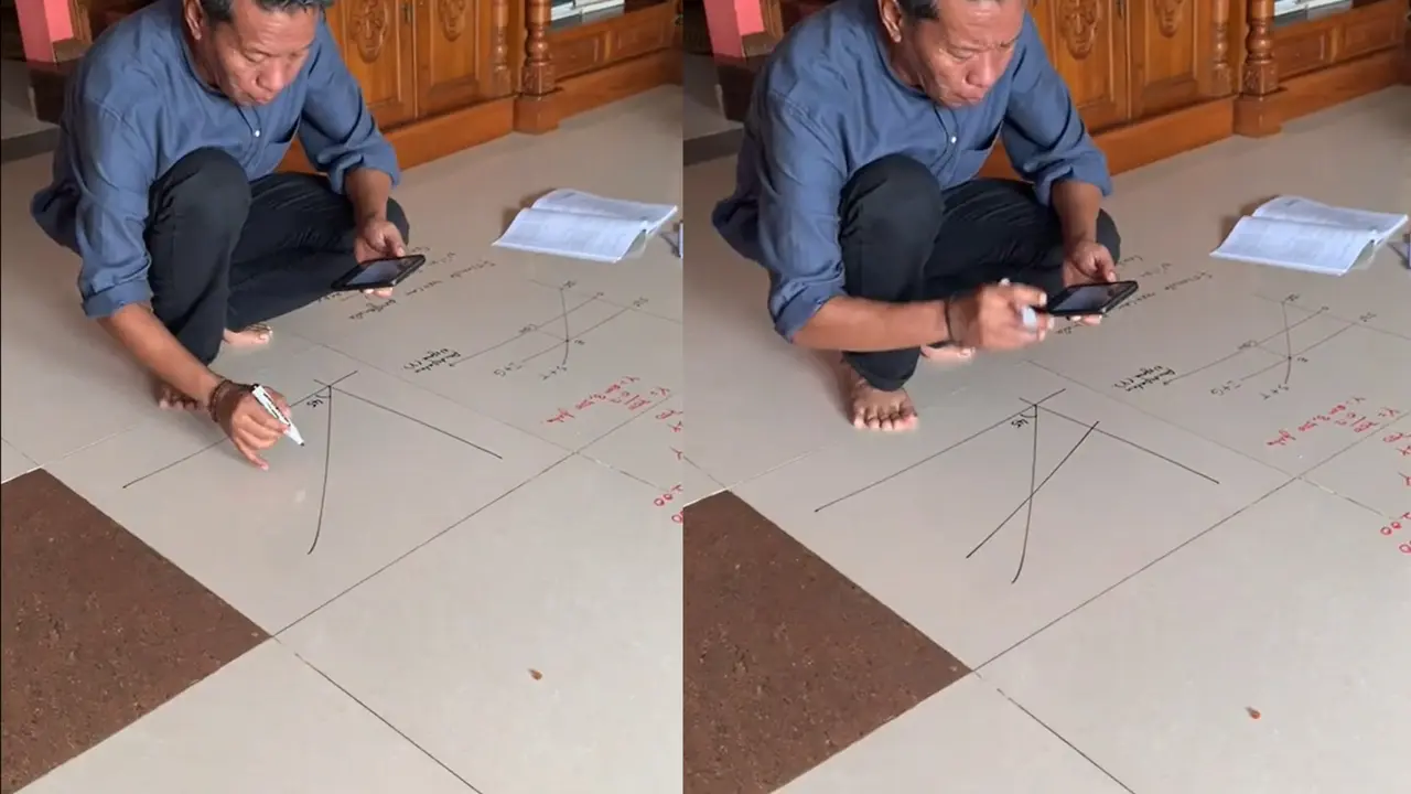 Kreativitas seorang guru mengajar murid-murid di tengah pandemi COVID-19.
