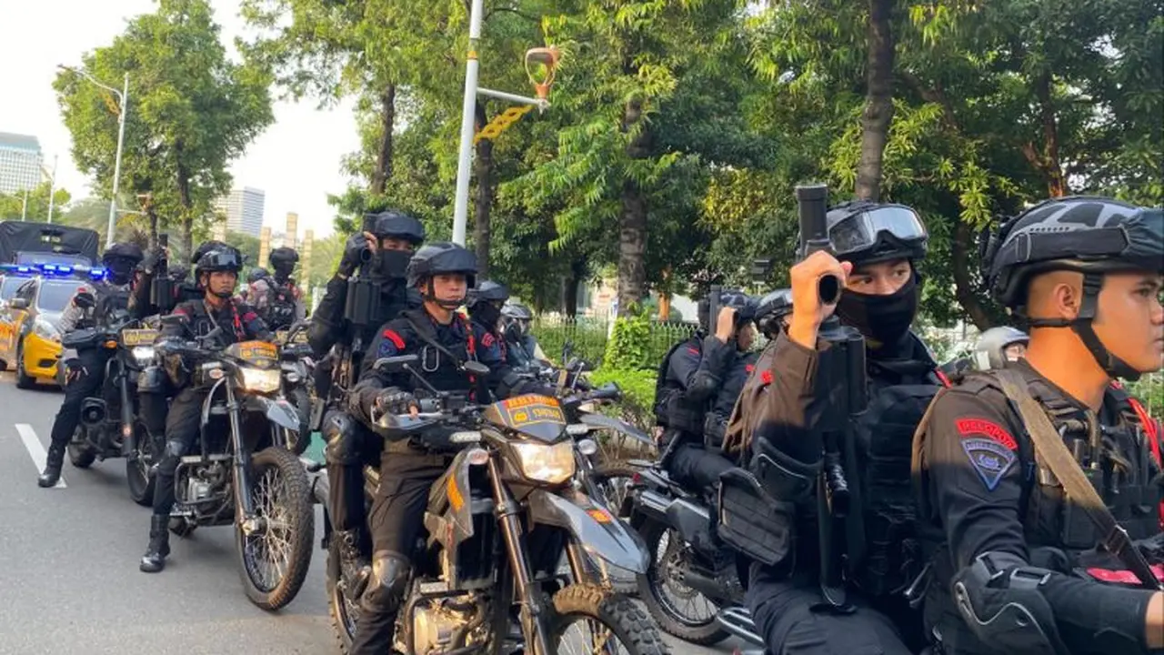 Polda Metro Jaya Gelar Patroli Skala Besar