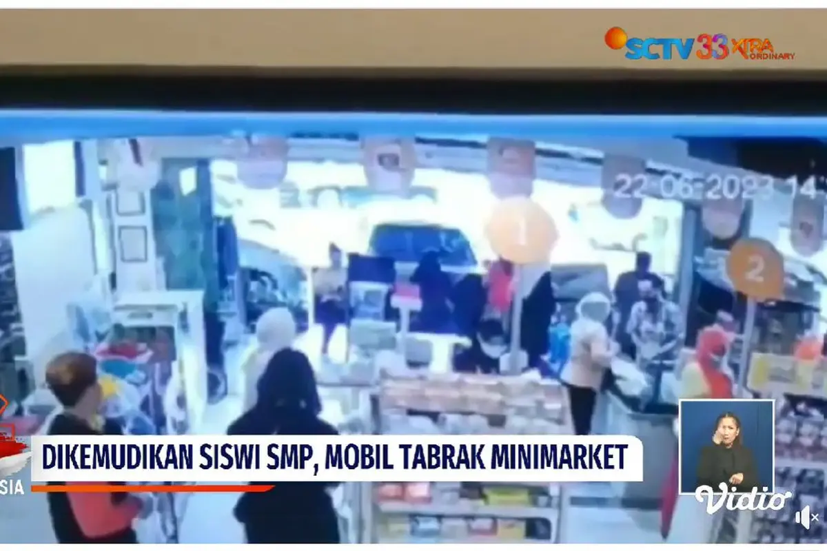 Siswi SMP Salah Injal Pedal Gas Tabrak Minimarket, Ini Bahaya Anak di bawah Umur Mengemudikan Mobil (ist)