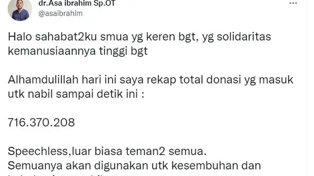 Terkumpul Rp 700 Juta, Aksi Dokter Lakukan Galang Dana untuk Pasiennya Curi Perhatian