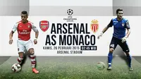 Arsenal vs Monaco (Liputan6.com/Sangaji)