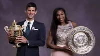 Serena Williams- Novak Djokovic (Daily Mail)