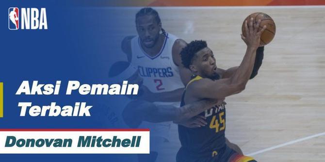 VIDEO: Deretan Aksi Berkelas dari Donovan Mitchell Saat Utah Jazz Kalahkan LA Clippers di NBA Hari Ini