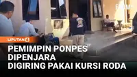 Pelecehan Santriwati Jepara, Pelaku Pimpinan Ponpes Digiring Pakai Kursi Roda ke Penjara