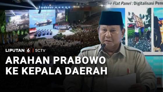 Arahan Prabowo ke Kepala Daerah