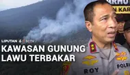 Api Melahap 100 Hektare Lereng Lawu, Pemadaman Terkendala Medan Terjal