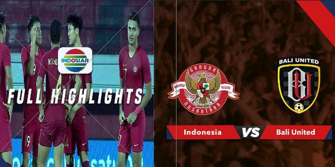 VIDEO: Highlights Bali United Vs Timnas Indonesia U-23 0-0