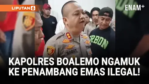VIDEO: Ngamuk ke Penambang Emas Ilegal, Kapolres Boalemo Berikan Klarifikasi