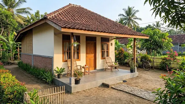 9 Model Rumah Desa Low Budget yang Nyaman dan Enak Dipandang, Inspirasi Hunian Sederhana