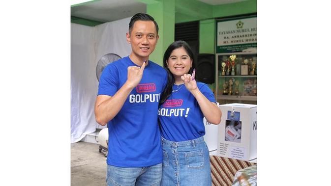Annisa Pohan dan AHY (Sumber: Instagram/annisayudhoyono)