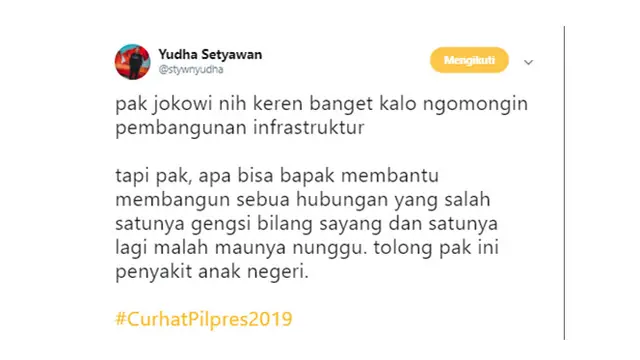 curhat pilpres