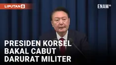 Presiden Korea Selatan akan Cabut Darurat Militer