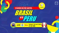 Brasil vs Perun (liputan6.com/Abdillah)