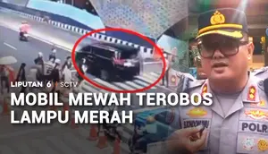 Mobil Mewah Terobos Lampu Merah
