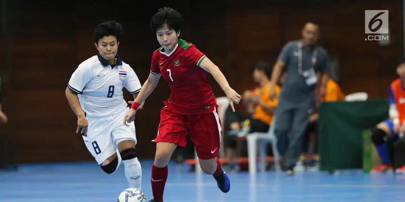 Lawan Thailand, Tim Futsal Putri Indonesia Bermain Imbang