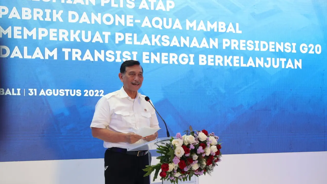 Menteri Koordinator Bidang Kemaritiman dan Investasi (Menko Marves), Luhut B. Pandjaitan