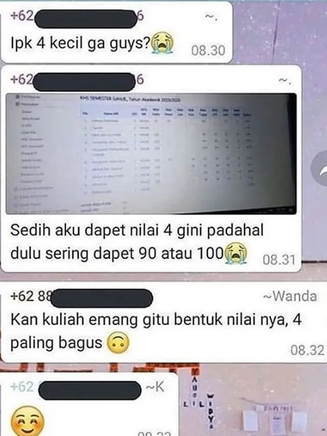 6 Chat Pamer IPK Kuliah Ini Bikin Elus Dada