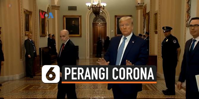 VIDEO: Perangi Corona, Trump Gelontorkan Dana Darurat 50 Miliar Dolar