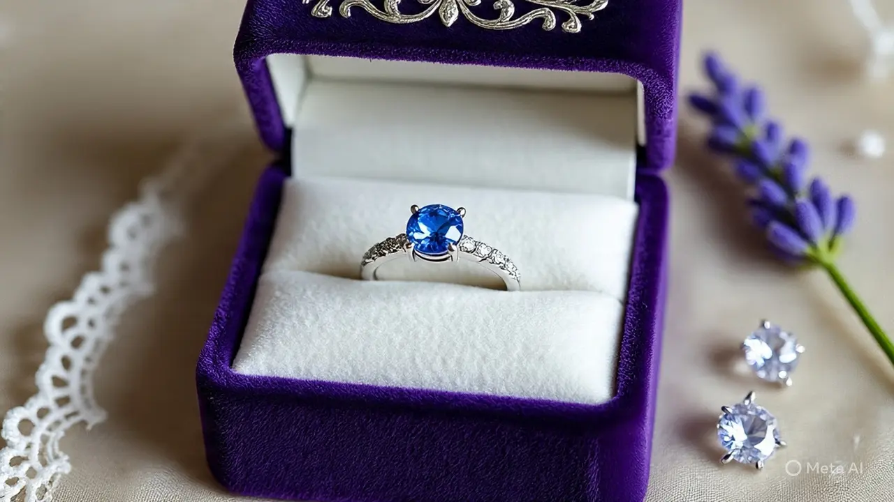 Model Cincin Blue Sapphire Terbaru