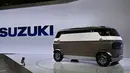 Mobil konsep Suzuki Hanare dipamerkan dalam Tokyo Motor Show di Tokyo, Jepang, Jumat (25/10/2019). (TRIBALLEAU CHARLY/AFP)