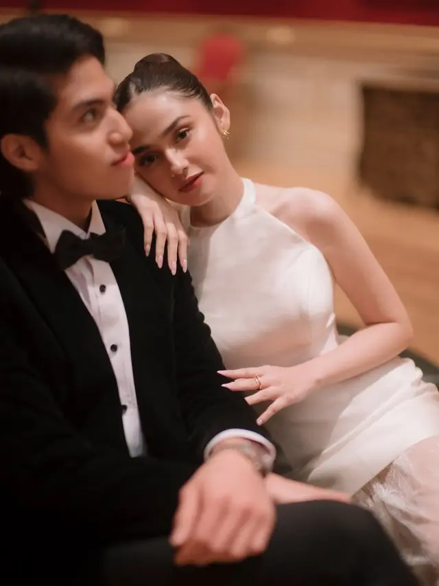 Makeup Syifa Hadju Prewedding Konsep Museum Date di Inggris. [@syifahadju]