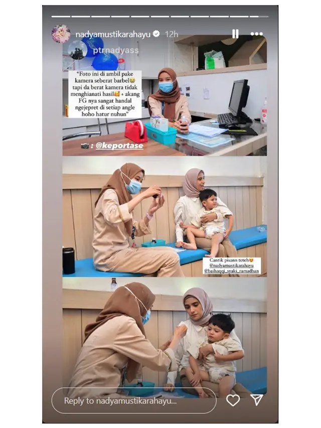 6 Potret Syaki Anak Nadya Mustika Disunat, Keberadaan Dua Ayah dan Ibu Jadi Sorotan