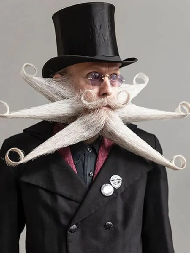 Keunikan kontes kejuaraan janggut dan kumis